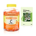 Spring Valley Extra Energy Vitamin C Immune Health Dietary Supplement Vegetarian Gummies, Orange, 500 mg, 120 Count + Exclusive Vitamax Vitamin Guide (2 Item)