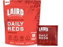 Laird Superfood Antioxident Daily Reds Powder, Free Radical Fighting Blend, Vitamin C, Manganese, 2 Servis Fruits and Vegetable Per Serving, 15 Pack