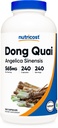 Nutricost Dong Quai 565mg, 240 Capsules (Angelica Sinensis) - Vegetarian Caps, Non- GMO, Gluten Free