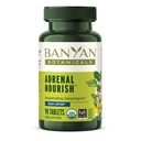 Banyan Botanicals Adrenal Nfeated - Organic Adaptogen Suplement - Adrenal Dukungan untuk Energi Alam dengan Organik Ashwagandha, Gokshura & Guduchi * - 90 Tablet
