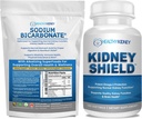 Sodium Bikarbonat Organik Tambahan Alkali 1.5LBS + Kidney Shield 120 Caps Kidney Tambahan untuk Mendukung Fungsi Ginjal Normal