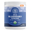 Mimergy Wild Blueberry Powder - Protects Brain Health * - Support Cardiovaskular Fungsi * - Organic, Vegan & Gluten- Free - Reguler Size 250g