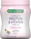 Nature 's Bounty Optimal Solutions Protein Powder dengan Vitamin C