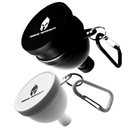 Kecil & Large 2- Pack = 124; Portable Protein Powder Water Bottle Funnel = 124; Perfect for Pre- Workout, BCAA 's, and Protein Powder = 124; Keychain Water Bottle Suppport