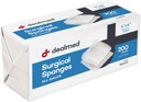 Dealmed 4 "x 4" Spons Bedah, 12-Ply, Absorbend Woven Gauze Pads, Non-Sterile Wound Care for First Aid Kit dan Fasilitas Medis, 200 Count (Pack of 1)