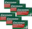 Excedrin Migraine Relief Medication, 24 Caplets (Paket 6)
