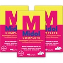 Midol Complete Menstrual Relief Caplets with Acetaminopenhen for Period Cramps, and Menstrual Symptom Relief - 40 Count (Paket 3) (Packing May Vary)