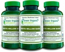 White Willow Capsules 12.4; 710mg 124; 90 Veg Caps Pain Relief - White Willow Bark Extract 126; Vegan, Non GMO & Gluten Free 124; Anti- inflamasi 124; Pendukung Fungsi Gabungan (Paket 3)
