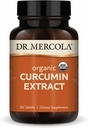 Dr Mercola Ekstrak Curcumin Organik, 90 Pelayan (90 Tablet), Tambahan Diet, Non-GMO, bersertifikat USDA Organik