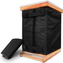 Winter Bee Hive Crap for 8 and 10 Frame Hives, Adjustable Beehive Block Beckkeeping Supplies, 600D Oxford Insulated Cover, Waterproof, Lighlable, Eco- Friendly, Recontinable, 75.98 "x 23.6"