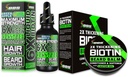 Beard Growth Kit w / 2X Thickening Biotin Beard Bald & kumis Wax + 6X Liquid Biotin dengan Collagen Peptides untuk Pertumbuhan Rambut Facial - Formulated di Amerika