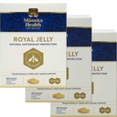 Manuka Kesehatan Kesehatan 10hda Royal Jelly 1000mg 365 Capsules 100% Murni Royal Jelly Immune System Booster & Support Kesehatan & Vitalitas Skin (Paket 3)
