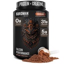 Birdman Falcon Performance Vegan Protein Powder, 31g Protein, 5g Creatine, 5g BCAA, Progories, Electrolite, Pre Workout, Low Carb, Sugar Free & Dairy Free, Plant Based Chocolate Protein -19 porsi