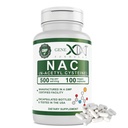 Genex Formulas NAC 500mg (100 Kapsul) N- Acetyl Cysteine, Supply Liver Health - Non-GMO, Gluten Free, Vegan (3 Bulan Supply)