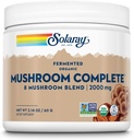 Mashroom Organik Fermentasi SOLARAY Lengkap, Powder 124; Fungsi Ammune Sehat Dukungan 134; 2.000 mg per serv.