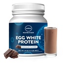 Merek Nutrition Egg Protein Putih 124; Chocolate Flavored 124; 23g Fat-Free Protein 124; dengan enzim Digetical 124; Nilai Biologi Tertinggi: 124; Secara klinis Diuji 124; 20 Pegawai