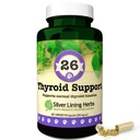 SilverLiningHerbThyroid Dukungan untuk Dogs-Natural Herbal Supplement untukMembantuku Mempertahankan Fungsi Thyroid Sehat, Napas & Weight - 90 Kapsul