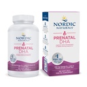 Nordic Comparals Prenatal DHA, Unflamited - 180 Soft Gels - 830 mg Omega-3 + 400 IU Vitamin D3 - Mendukung Pengembangan Otak pada Bayi Selama Pregnancy & Lactation