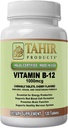 Tahir Halal Vitamin B12 10000mcg: Vegan & Vegetarian, Dairy- Free, 120 tablet yang bisa dikunyah. Dibuat di Amerika Serikat-Certified Halal.