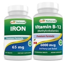 Besi 65 mg & Vitamin B12 6000 mcg