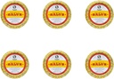 Rawleigh Antiseptic Salve Iconic Yellow Big Tin: 4.5 oz, Multipose Outher Cuts, Bruises, Irrentine, Phenol, Cottonseed Oil & Parafin, Original Formula - Paket 6