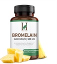 H & C HERBAL INGREDIENTS EXPERT H & C Bromelain Veg. Capsules 500 mg (2400 GDU / g) - 180 Capsules dari Ekstrak Pineapple