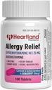 Diphenhydramine HCI 134; Diphenhydramine Allergy Relief 126; Antihistamin Diphenhydramine 25 mg Tablets 126; 100 Count