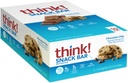 berpikir! Protein Bars dengan Chicory Root for Fiber, Digetical Support, Gluten Free with Whey Protein Isolate, Chocolate Chip, Snack Bars tanpa Manisteners Articial, 1.4 Oz (10 Count)
