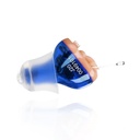 Hearing Aid, Ear Amplifier for Hearing, Battery Operated Hearing Aids for Seniors CIC Di Telinga Mendengar Ampler Affordable Sound Enhancer Biru (Telinga Kiri)