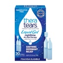 TheraTears Liquid Gel Nighttime Lubricating Eye Drops for Dry Eyes, Single- Gunakan Vials, 30 Count