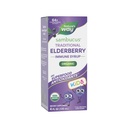 Nature 's Way Sambucus Elderberry Tradisional Immune Syrup untuk Ages 1 +, Dukungan Imunitas Tradisional *, Dukungan Antioksidant *, Ekstrak Elderberry Hitam, USDA Cerdened Organik, 4 Fl Oz