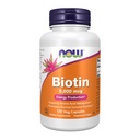 NOW Foods by Now Biotin Energy Production 5000 mcg-120 Vcaps