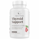 Dukungan Tiroid - Formula lanjutan dengan Iodin, Mendukung Metabolisme & Energi, Menyediakan Thyroid Sehat. Tambahan Thyroid None-GMO - 60 Kapsul