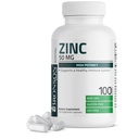 Bronson Zinc 50mg Complex High Potency Ammune Supplement Suplemen & AntioksidanSkin Health - Non GMO, 100 Vegetarian Capsules