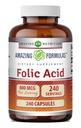 Amazing Formulas Folic Acid (Vitamin B9) 800 Mcg Suplement: