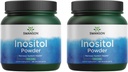 Swanson 100% Pure Inositol Powder - Alami Penambahan Fokus & Relaxation - Nerve & Cellular Dukungan - (8oz) 2 Pack