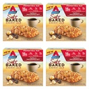 Atkins Vanilla Macalamia Nut Flavarored Soft Baked Energy Bars, High in Protein, Low Sugar, High Fiber Snack, Protein Snack, 4 Packs (4 Bars Masing-masing)