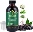 Immunia Elderberry Syrup membantu Strengthen The Immune Syrup. Elderberry konsentrasi dengan Elderflower, Thyme dan Peppermint. Tidak ada Sugar Ditambahkan Lezat Taste 24 hari / Botol. (1-Pack)