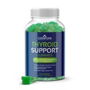 Thyroid Dukung Mimic for Women & Men - Non-GMO, Vegan, Gluten- Free, with Iodin, Kelp, Ashwagandha, Zinc, Selenium dan More - Natural Apple Flavor Thyroid Gummies Supppport for hypothryoidism