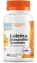 Gumi Lutein Dokter Terbaik dengan Lutemax 2020, 60 Ct, Suplemen Mata Alami Chewable, Marigold Lutein, Dalxanthin, Kesehatan Mata & Macular Dukungan, Non- GMO, Buah Natural Pectin, Vegan