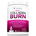 Powder Collagen Hydrolyzed untuk Weight Los - Burn Ultimate Beauty Complex Peptides Powder untuk Perempuan dengan Types I III V dan X untuk Pembakaran Gemuk Dukungan Tak Rasa 30 Hamba