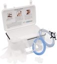Primacare KC-1010 CPR Rescue Mask Resuscitation Kit for Deway & Child with a One-Way Valve Mouth to Mouth for Suplemental Oxygen] Wall Mount / Carry Case Included
