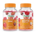 Lifeable Zinc Kids + Biotin Kids, Gummies Bundle - Great Tasting, Vitamin Suplemen, Gluten Free, GMO Free, Chewable Gummy