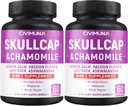 Skullcap Capsules dengan Skullcap, Chamomile, Lemon Balm dan More - 120 Kapsul untuk 4 Bulan Supply (Paket 2)