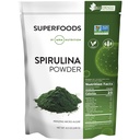 Spirulina Powder MRM Spirulina 124; Superfood 124; Complete Plant Protein 14; Gluten- Free + Vegan 124; 40 Servings 12.4; 8.5 Ounce