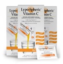 LivOn Laboratorium Lypo- Spheric Vitamin C - 3 Karton (90 Paket) - 1.000 mg Vitamin C & 1,000 mg Estical Phosphopids Per Packet - Liposome Encapsulated for Improved Absorpsi - 100% Non-GMO