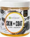 Di Clover Dog Skin and Coat Supplement, BioRadiant Natural Suplement for Dogs, Healthy Skin and Coat, Fish Oil Alternative Uses Carrots, Coconut, Omega 3, Biotin and Zinc Soothe Skin