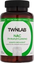 Twinlab N- Acetyl- Cysteine (Nac) - Antioksidant Suplemen untuk Pria dan Wanita - 600 mg, 60 Kapsul