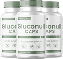 SPRESSO (3 Pack) Gluconull Kapsul, Gluco Nulco Optimizer, Gluco Nall Natural Blood Vessel Cleaner, Gluconull for Natural Health (180 Capsules)