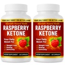 Raspberry Kesule Capsules, All- Natural Formula Mula, May Dukung Aktif Lifestyle, 1000 mg Suplemen, 120 Capsules (Non Vegan), 4 Bulan Suply, Vegan Raspberry Ketone, Non GMO